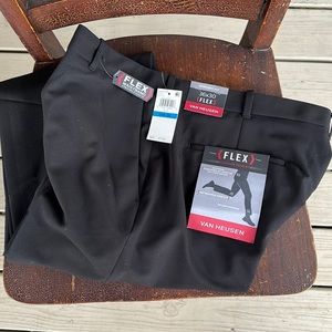 Van Heusen black flex pants 36x30